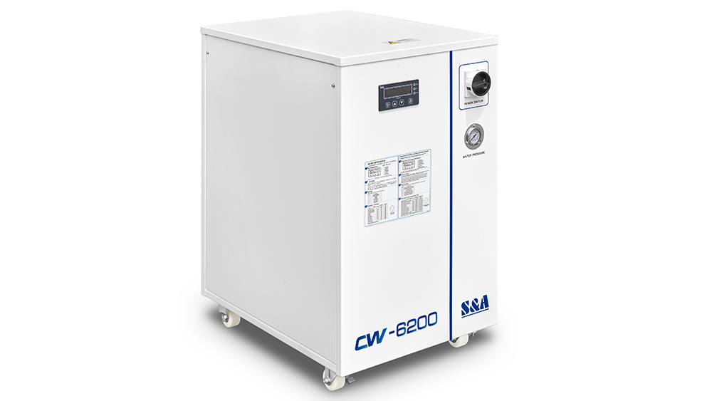 Chiller resfriado a água CW-6200ANSW Operação silenciosa ±0,5°C Resfriamento de precisão