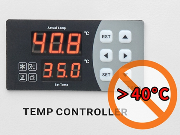 When exceed 40℃, industrial chillers struggle to dissipate heat, resulting in poor cooling system performance