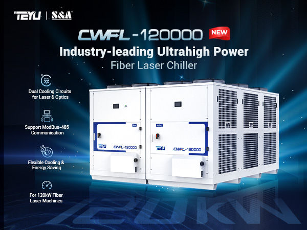 Industry-leading Ultrahigh Power Fiber Laser Chiller CWFL-120000, for Cooling 120kW Fiber Laser Source