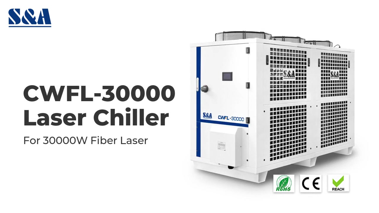 Laser Cooling Machine CWFL-30000 ye 30kW High Performance Fiber Laser | TEYU S&A Chiller