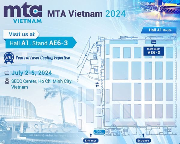 TEYU Chiller Manufacturer Will Participate in MTAVietnam