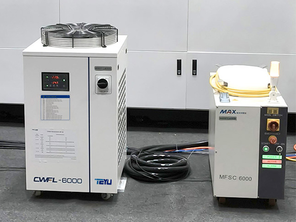 Water Chiller CWFL-6000 For Cooling MAX MFSC-6000 6kW Fiber Laser ...