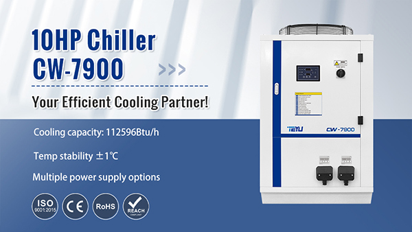 TEYU 10 HP Industrial Chiller CW-7900