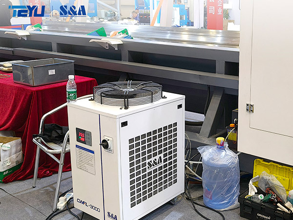 Industrial Chiller CWFL-3000 at Dongguan International Machine Tool Exhibition