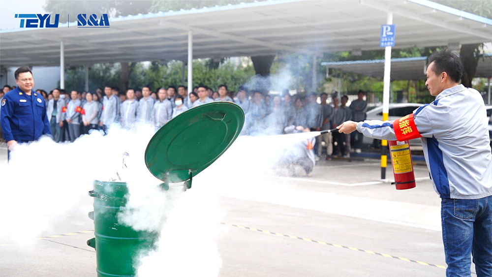 Fire Drill at TEYU S&A Chiller Factory