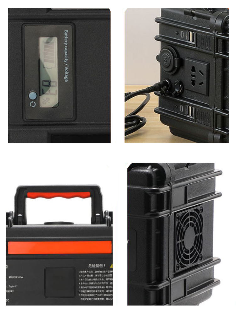 BPS-500W Aumoon Amazon Hot Sales 148600mAh 237800mAh 500W Portable Power Station BPS-500W