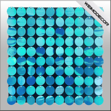 Luxe152 Blue Shimmer Disc Board para decoración publicitaria interior y exterior