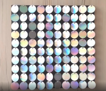 Rainbow Color Shimmer Wandpaneel für Innen- und Außenwerbung