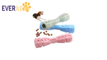 Evernew Indestructible Hexagonal Bite Teeth Cleaning Stuff Durable Interactive Puzzle Game Dog Chew Pet Toy