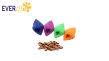 Evernew Pet Toys Bite-Resistant Pet Food Dropping Ball Dog Puzzle Chewing Dog Bite Toys Molars Rubber Dog Toys Foreign T