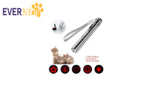 Evernew USB 7 in 1 Laser Pointer LED Light Pet Chasing Toy Cat Funny Electronic Laser PET Toys