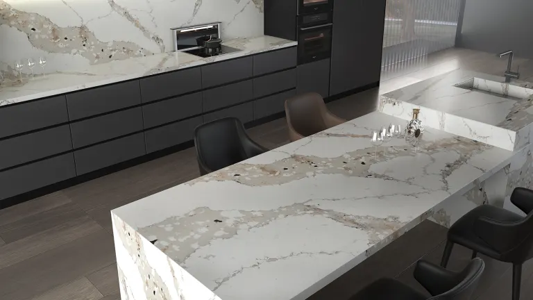 Why Choose Gelandy Quartz Stone For Kitchen Countertops | Food-grade kitchen countertops
