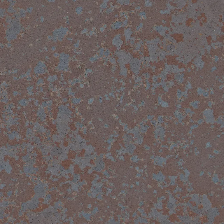Gelandy Rust Pattern Quartz Stone GLD524 Bold, Industrial Elegance