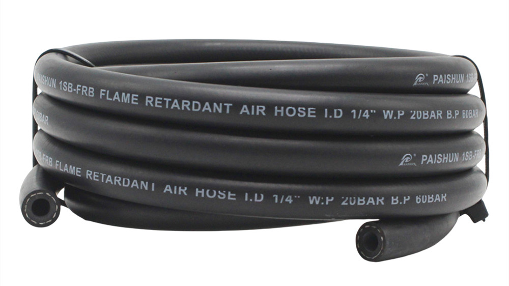 High Medium Pressure Flame Resistant Rubber Breathing Air Hose