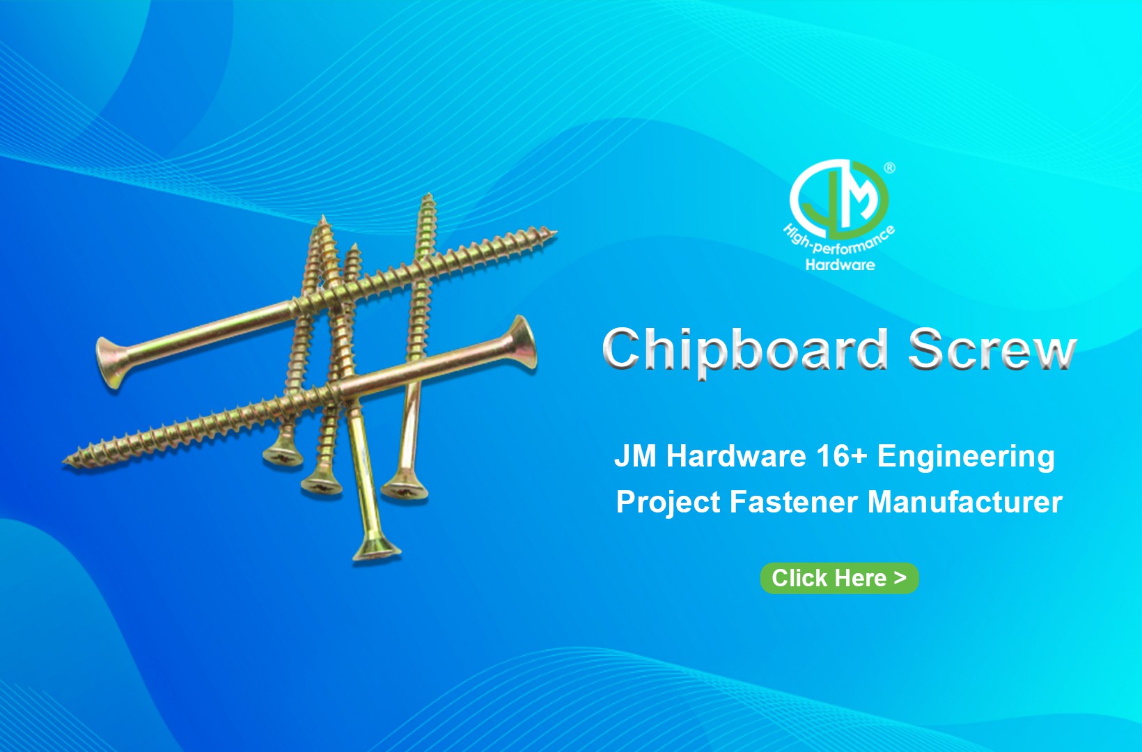 JM Hardware® Chipboard screw
