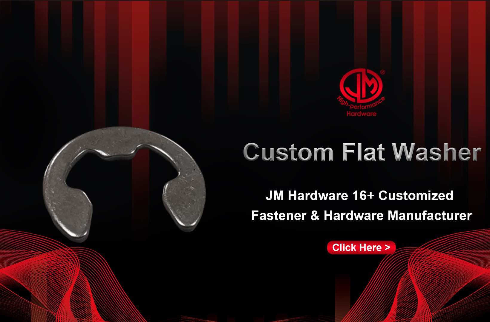 JM Hardware® Custom Flat Washer (JMCW 680)