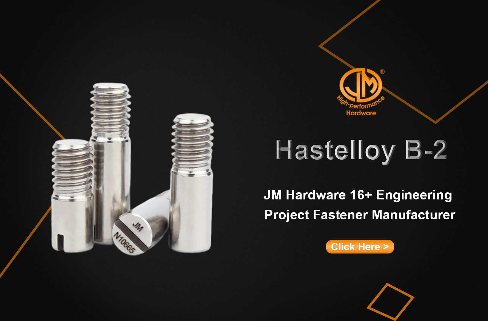 JM Hardware® Hastelloy B-2 UNS N10665 ALLOY Fastener | JM Hardware