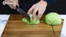 Asiakey Fruit and Vegetable Cutting Carving Knife Paring Utility Knife Clad Steel 5 Inch 3 Layer 9cr18mov DAMASCUS Steel