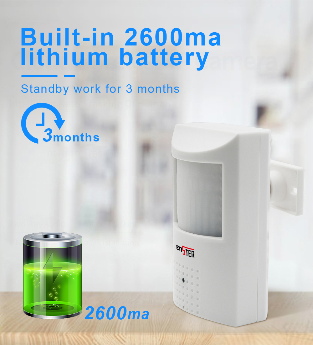 Low Power Consumption Wireless Hidden 1080P PIR Detection Active Built