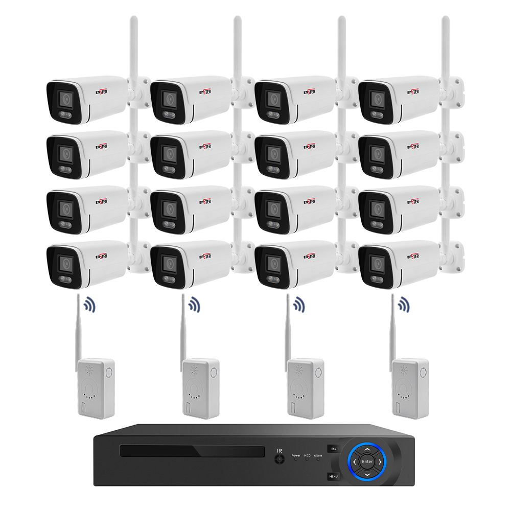 16Channel 3MP WiFi Wireless Outdoor Security Camera Kit