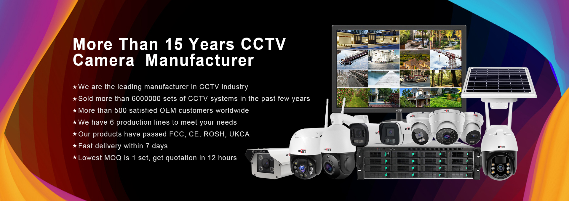 Professional security system supplier Cctv Camera Manufacturer