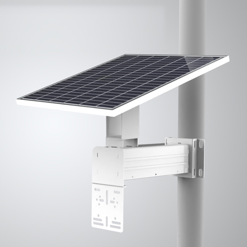 White Panel Solar Sensor 30W Solar Panel DC 12V 20AH Removable Lithium Battery Power Supply ...
