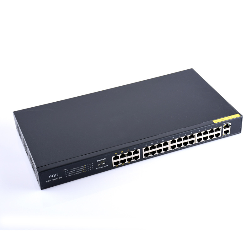 32 Port PoE Switch With 2 Port Full Gigabit