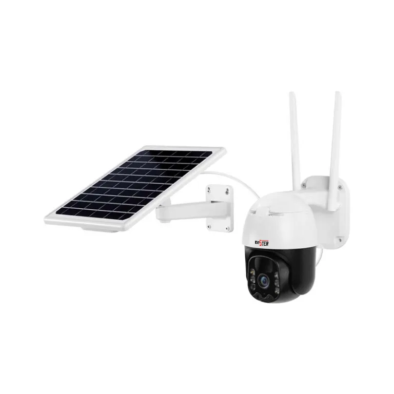 Caméra De Surveillance Extérieure 5G WiFi 5MP PTZ - Auto-tracking, Audio Bidirectionnel, Vision Nocturne Couleur, Boîtier Titane IP66
