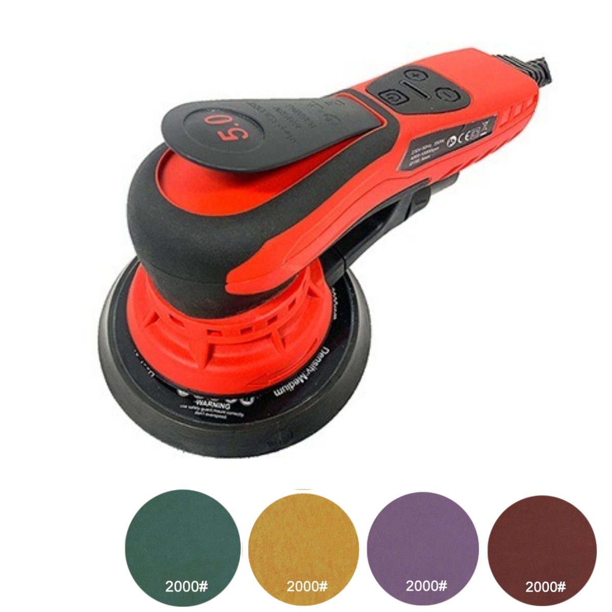Eccentric sanders 10000rpm brushless motor electric sander with vacuum function car polisher for