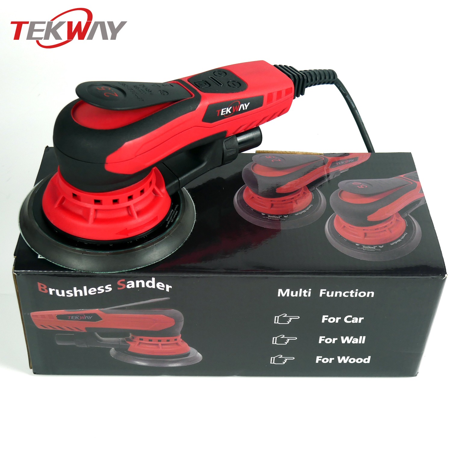 Tekway 2022 Best selling electric Sander 2.5mm/5.0mm orbital sander