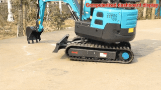 CX12-6 Micro excavator with 3 cylinder Water-cooled diesel engine E ...