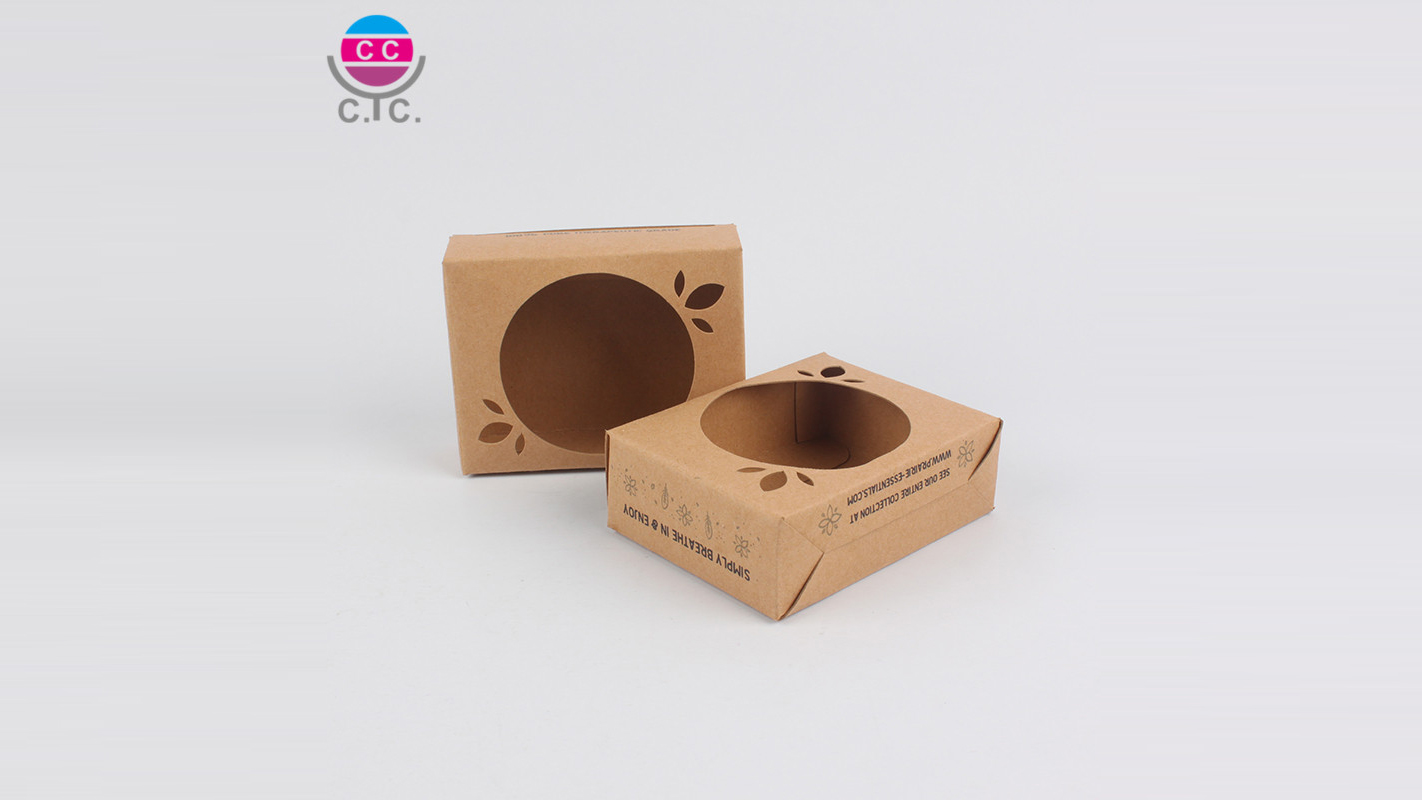 Caicheng Printing - Custom Cosmetic Packaging Brown Kraft Paper Gift ...