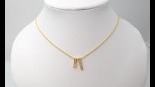 Exquisite Brass Gold Plated Zircon Pendant DIY Colorful Zircon Necklace for Women