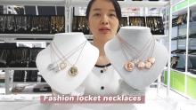 Best selling round heart hexagon locket necklaces 18kt gold rose gold silver stainless steel locket memory necklace