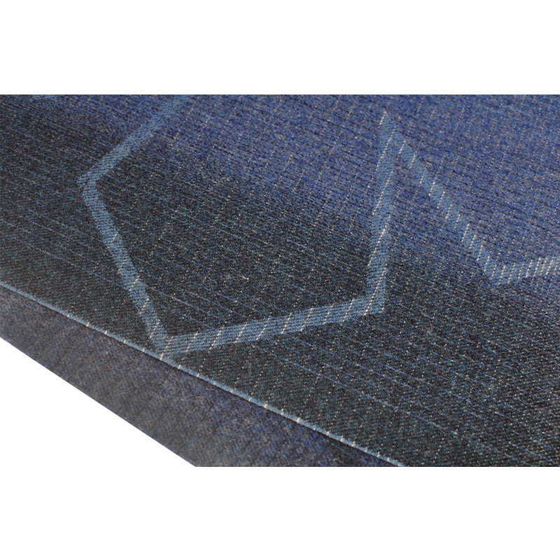 TH1965 cashmere wool scarf fringe edge detail showing fine textile finishing