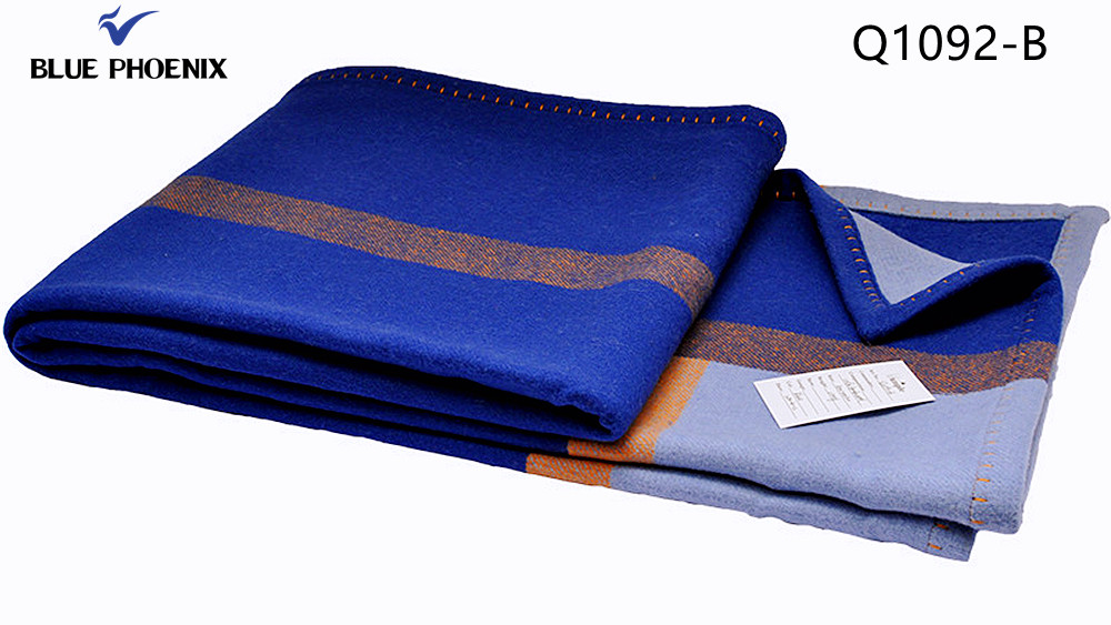 BLUE PHOENIX designer blanket luxury super cozy lambwool