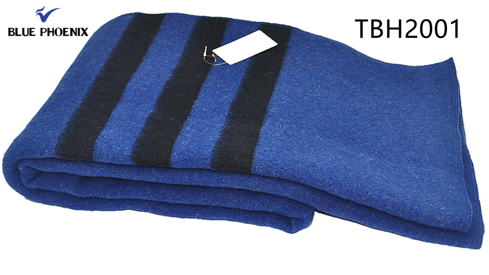 BLUE PHOENIX military blanket army blanket 70 wool 30 polyester