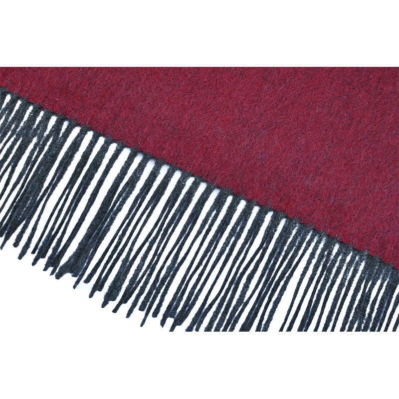 Soft Cashmere Fiber Texture Close Up of Brown Red Gradient Shawl
