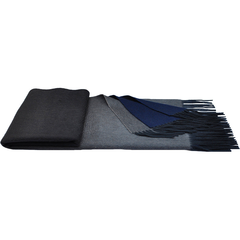 TH2122 pure cashmere scarf with gradient color transition for luxury fashion brands