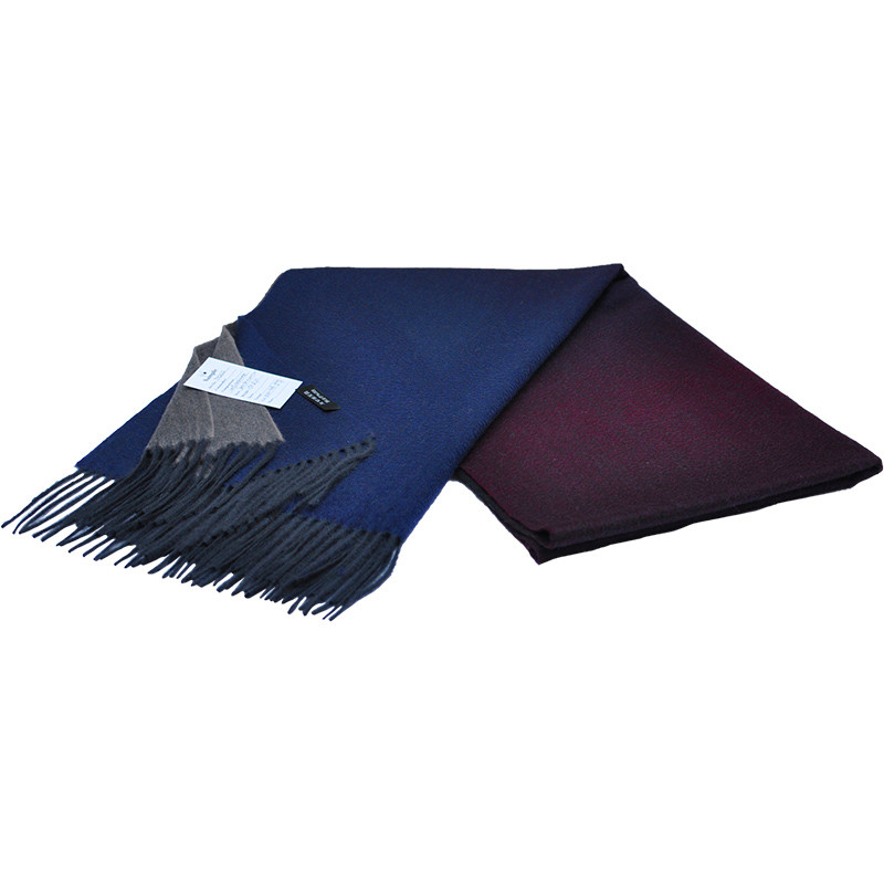 TH2122 luxury 100% cashmere shawl product specification and gradient design details