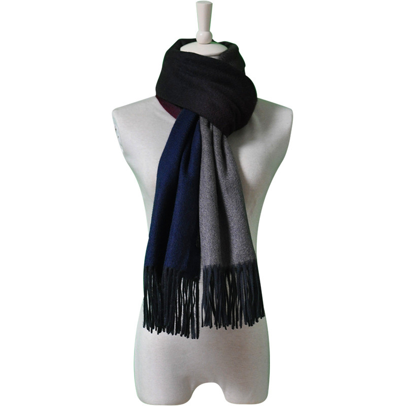 TH2122 premium cashmere scarf on mannequin for OEM private label collection