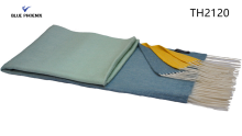 BLUE PHOENIX pure cashmere shawl gradation hot sale new style winter women manufacturer in China 2022