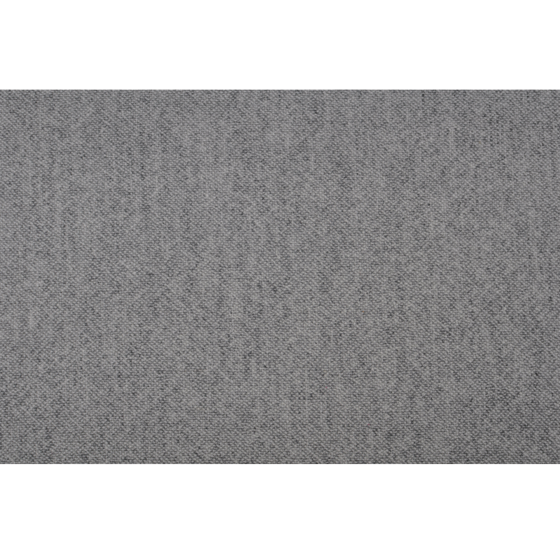 Close-up of the fine woven texture and light melange grey color of the TH2207 cashmere blanket.