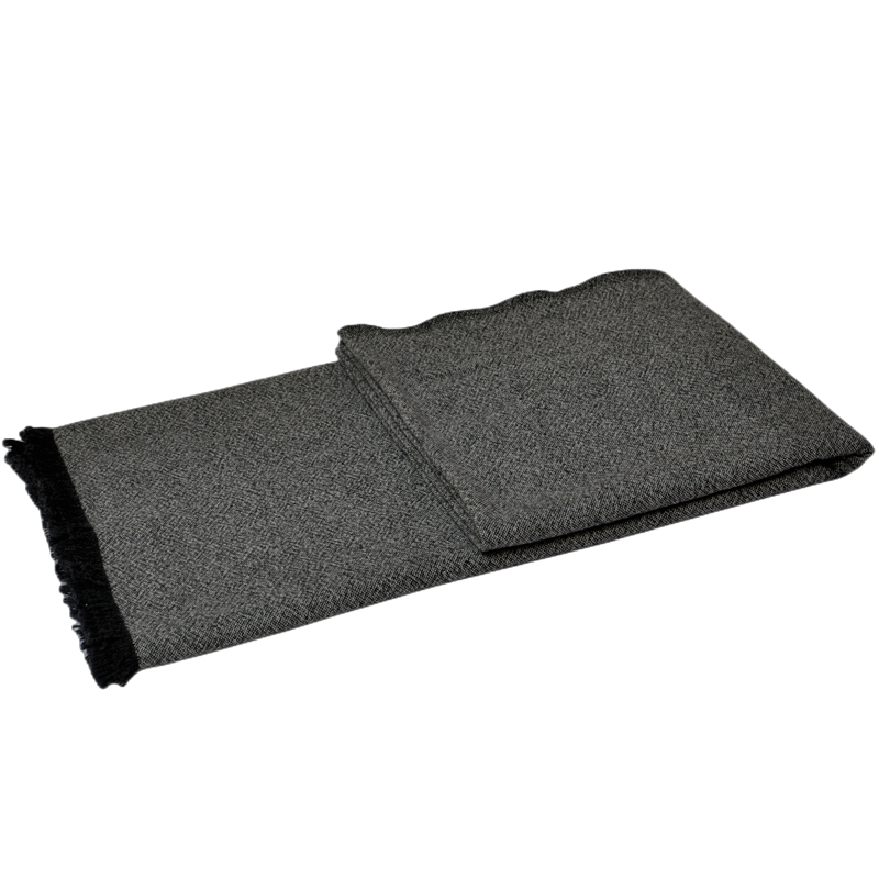 400g per piece pure cashmere throw blanket fabric thickness detail