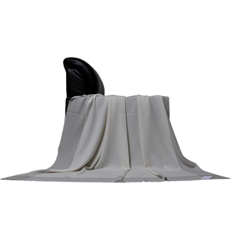 premium wool cashmere blanket showing natural drape, softness and lightweight blanket craftsmanship
