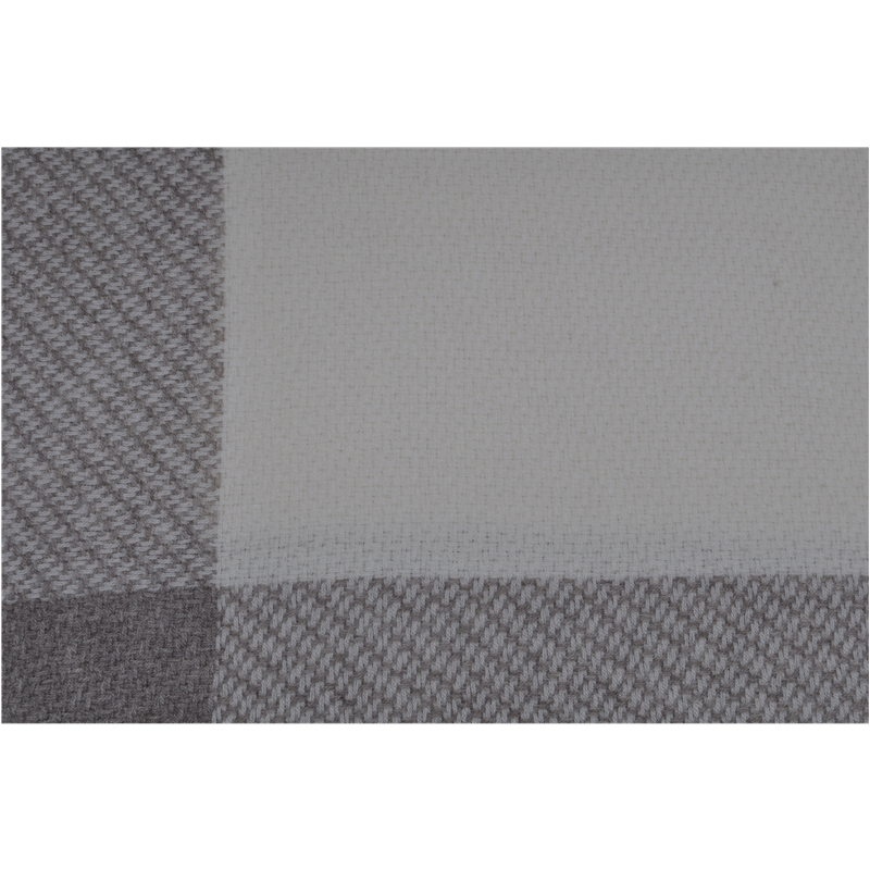 cashmere blend blanket fabric close up showing fine wool cashmere woven texture and craftsmanship