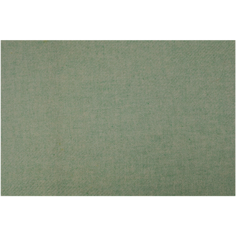 Close-up of the fine woven Green Melange surface of the E1108 cashmere wool blanket.