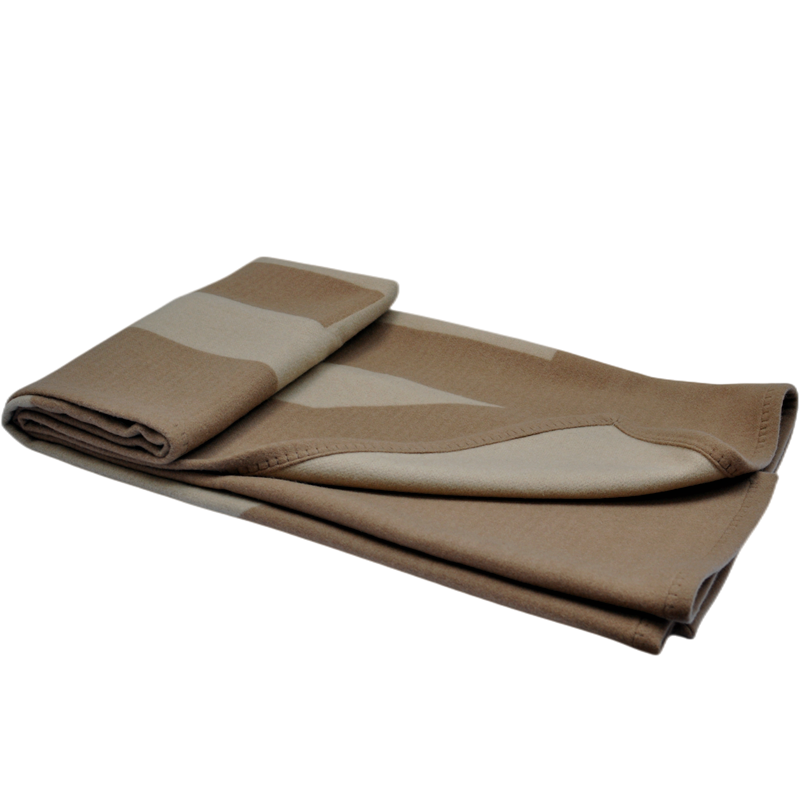 TAK2220 custom logo lamb wool cashmere blanket folded product display