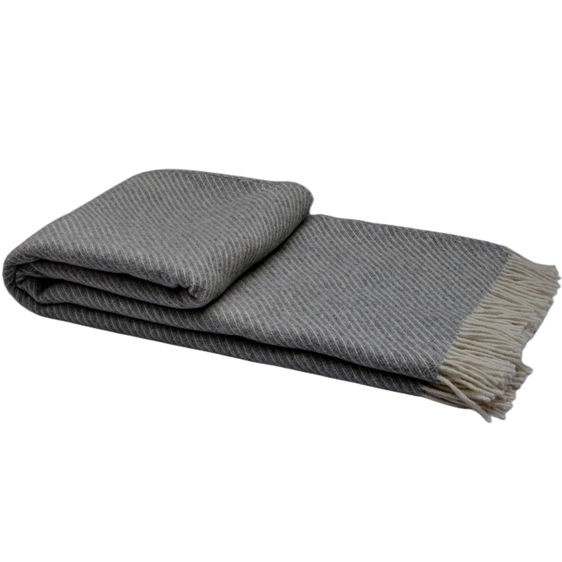 Blue-Phoenix-TF1401-100-percent-New-Zealand-wool-herringbone-blanket-folded