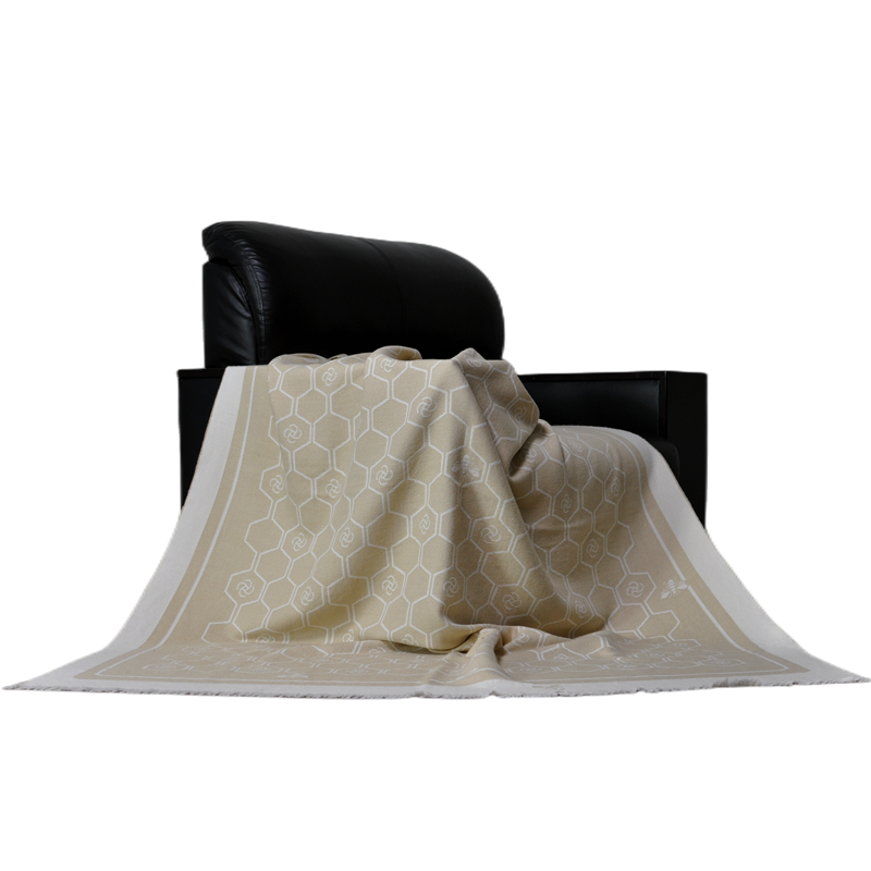 Product tag detail for TH2215 50% wool 50% acrylic throw blanket